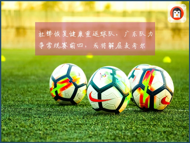 杜锋恢复健康重返球队，广东队力争常规赛前四，或将解雇麦考尔